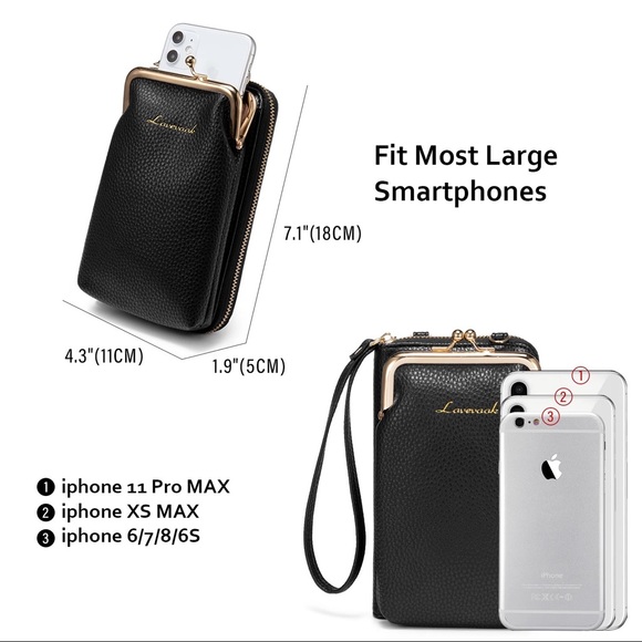 Lovevook NWT All in 1 Crossbody, Shoulder, Cell Phone bag - Picture 15 of 16